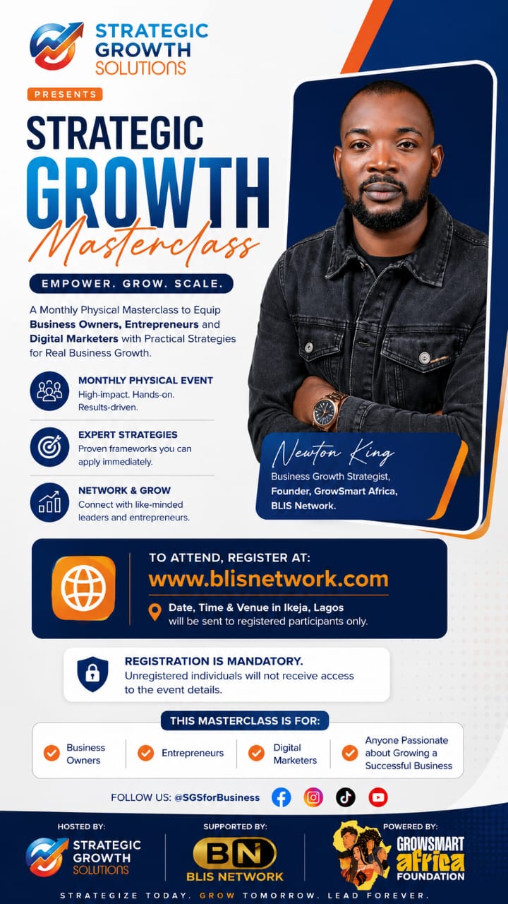 BLIS Network Strategic Growth Masterclass Flyer
